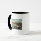 Mug Pont d'arc en pierre de passage (Devant gauche)