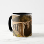 Mug Pont de Bixby, grand Sur, la Californie, (Devant gauche)