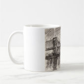 Mug Pont de Brooklyn et un ciel gris (Gauche)