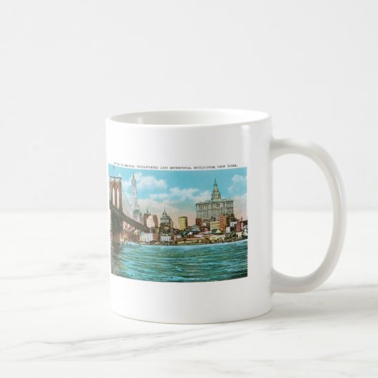 Mug Pont de Brooklyn, Woolworth et Municipal… (Droite)