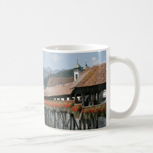 Mug Pont de chapelle, luzerne, Suisse (Droite)
