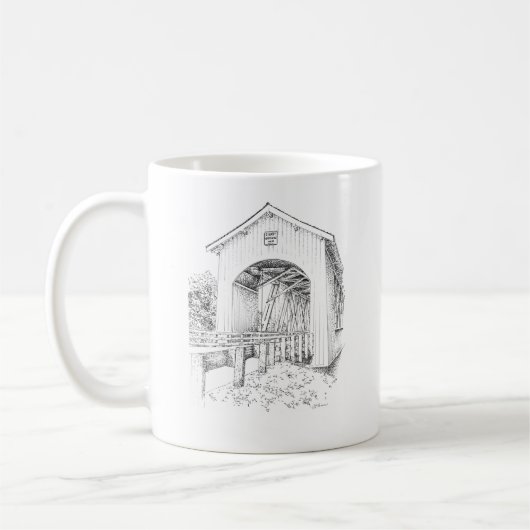 Mug Pont de Gilkey avec la légende (droitière) (Gauche)