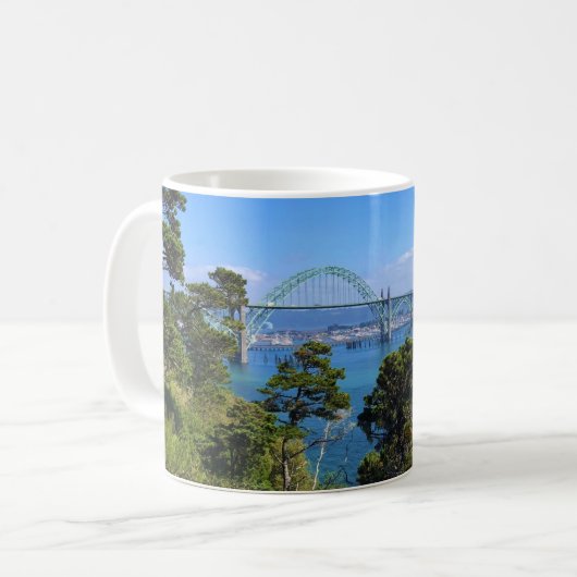 Mug Pont de la Baie de Yaquina, Newport, Oregon (Devant gauche)