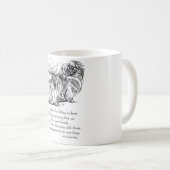 Mug Pont de l'Arc-en-Ciel du Chien Pékinois (Devant droit)