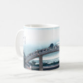 Mug Pont de Mannen, Fukaga Ukiyo-e par Hokusai, (Devant gauche)