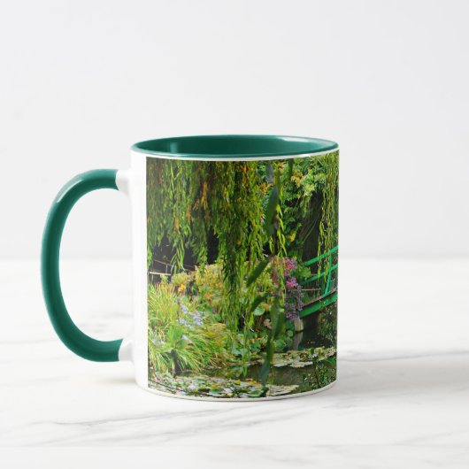 Mug Pont de Monet, jardin de Monet, Vert, Giverny (Gauche)