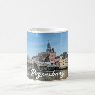 Mug Pont de pierre à Ratisbonne, Allemagne