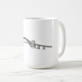 Mug Pont de port de Sydney : modèle 3D : (Devant droit)
