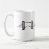 Mug Pont de tour de Londres : modèle 3D : (Gauche)