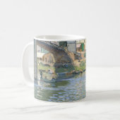 Mug Pont de Villeneu par Sisley Impressionist Paint (Devant gauche)