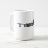 Mug Pont de Williamsburg : modèle 3D : (Devant gauche)