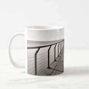 Mug Pont Del Petroli au lever du soleil à Barcelone en