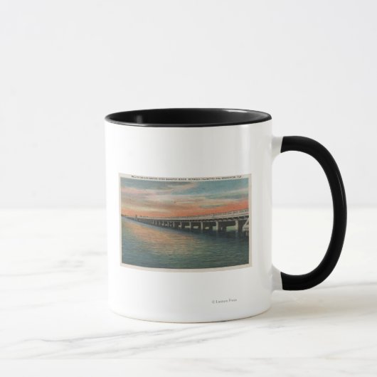 Mug Pont d'un million de dollars au-dessus de la riviè (Droite)