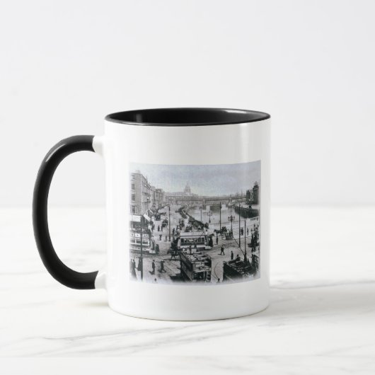 Mug Pont et la rivière Liffey, Dublin d'O Connell (Gauche)