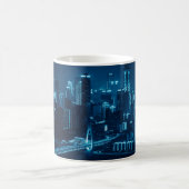 Mug Pont et l'architecture urbaine de ville la nuit à (Centre)