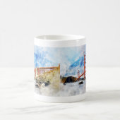 Mug Pont Golden Gate aquarelle à San Francisco (Centre)