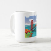 Mug Pont Golden Gate de San Francisco (Devant gauche)