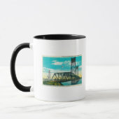 Mug Pont Interstate Highway sur Columbia River (Gauche)