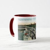 Mug Pont Lafayette St., Tampa, Floride Vintage (Devant gauche)