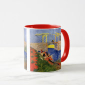Mug Pont Langlois à Arles par Vincent van Gogh (Devant droit)