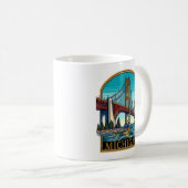 Mug Pont Mackinaw Michigan (Devant droit)