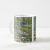 Mug Pont Monet Art au-dessus d'un étang de nénuphars (Devant gauche)