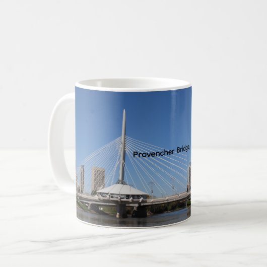 Mug Pont Provencher de Winnipeg (Devant gauche)