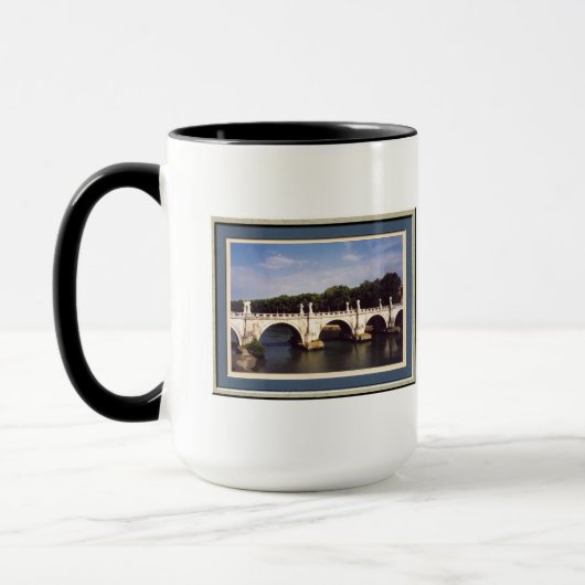 Mug Pont Sant'Angelo à Rome, Italie (Gauche)