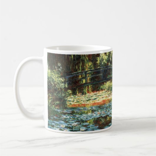 Mug Pont sur l'étang Nénuphar par Claude Monet (Gauche)