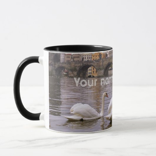Mug Pont Swans et Charles à Prague (Gauche)