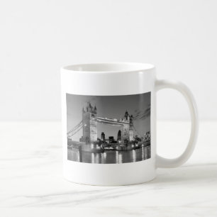 Mug Pont Tour de Londres blanc noir