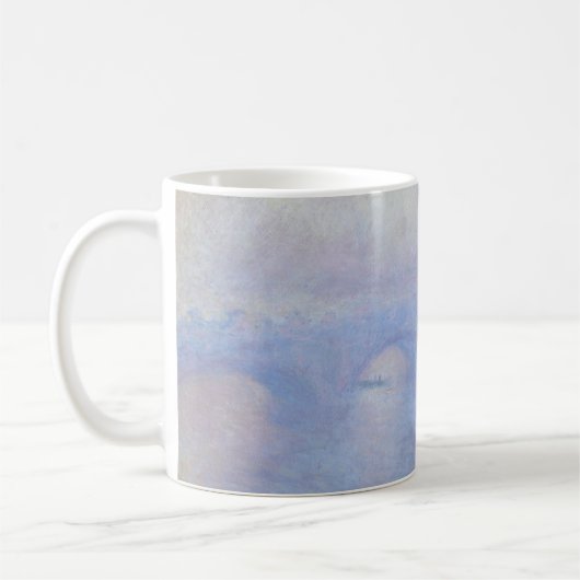 Mug Pont Waterloo, effet Mist par Claude Monet (Gauche)