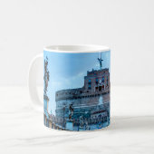 Mug Ponte Sant'Angelo à l'aube - Rome Italie (Devant gauche)