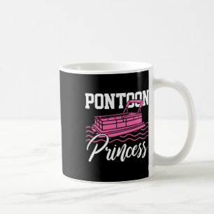 Mug Pontoon Princess Boat Captain Lake Boat Cadeau de
