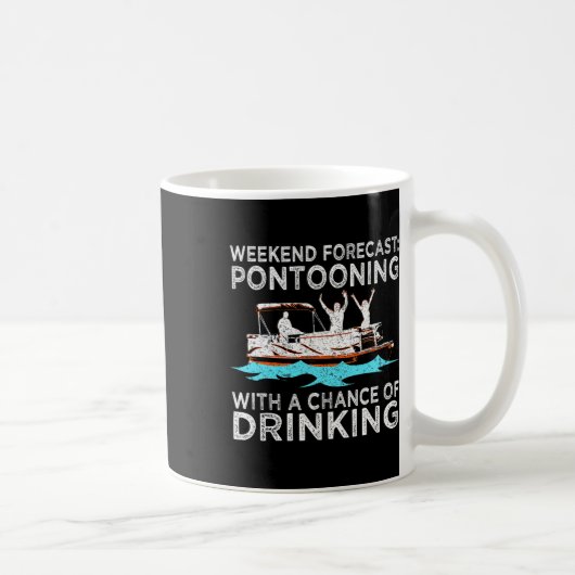 Mug Pontooning des prévisions du week-end Boisson Pont (Droite)