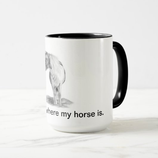 Mug Pony Shetland (Devant droit)