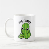 Mug Poo-concombre Funny Concombre Pun (Gauche)