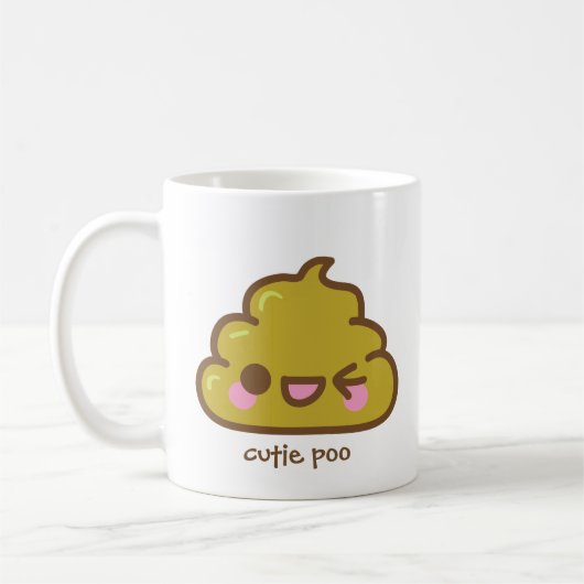Mug poo de cutie et poo smary (Gauche)