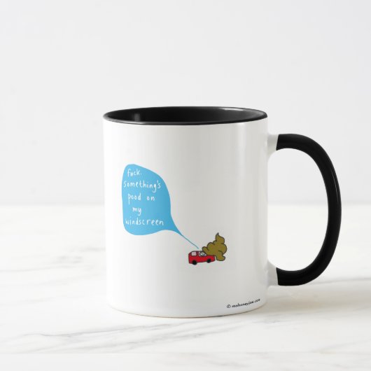 Mug poo de pare-brise (Droite)