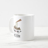 Mug Poo-don Funny Udon Pun (Devant gauche)