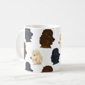 Mug Poodé Amoureux des chiens Chiens de compagnie Paws (Devant gauche)