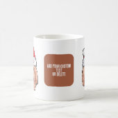 Mug Poodé avec Noël Casquette vacances (Centre)