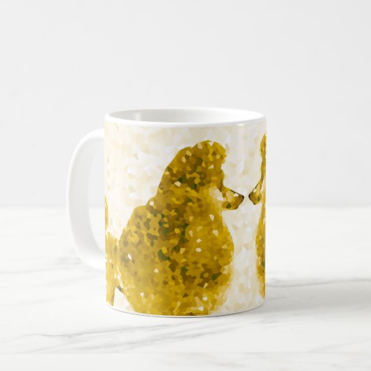 Mug Poodé d'or (Devant gauche)