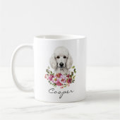 Mug Poodle à l'aquarelle (Gauche)