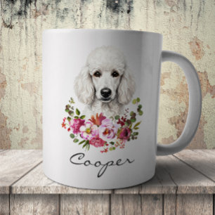 Mug Poodle à l'aquarelle