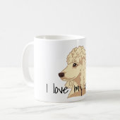 Mug Poodle Amoureux des chiens Chiens de compagnie pat (Devant gauche)