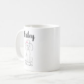 Mug Poodle animal chien animal mignon animal tendance  (Devant gauche)