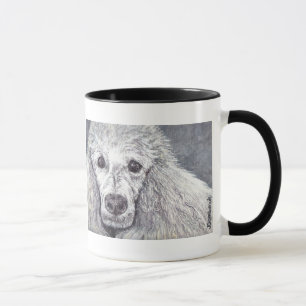 Mug Poodle blanc