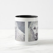 Mug Poodle blanc (Centre)