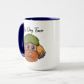 Mug Poodle chien moche visage muet (Devant gauche)